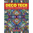 thumbnail image 1 of Deco Tech: Geometric Coloring Book (Green) (Paperback), 1 of 1