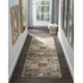 thumbnail image 1 of Deco Transitional 2' x 7.7' Seafoam and Red Polypropylene Indoor Area Rug, 1 of 8