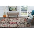 thumbnail image 1 of Deco Transitional 3-Piece Set Brown and Red Polypropylene Indoor Area Rug, 1 of 9