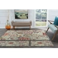 thumbnail image 1 of Deco Transitional 3-Piece Set Seafoam and Red Polypropylene Indoor Area Rug, 1 of 8