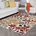 thumbnail image 1 of Deco Transitional 9' x 12.6' Cream and Seafoam Polypropylene Indoor Area Rug, 1 of 7