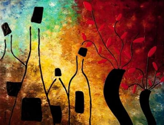 Deco Vino Canvas Art - Carmen Guedez (18 x 24)