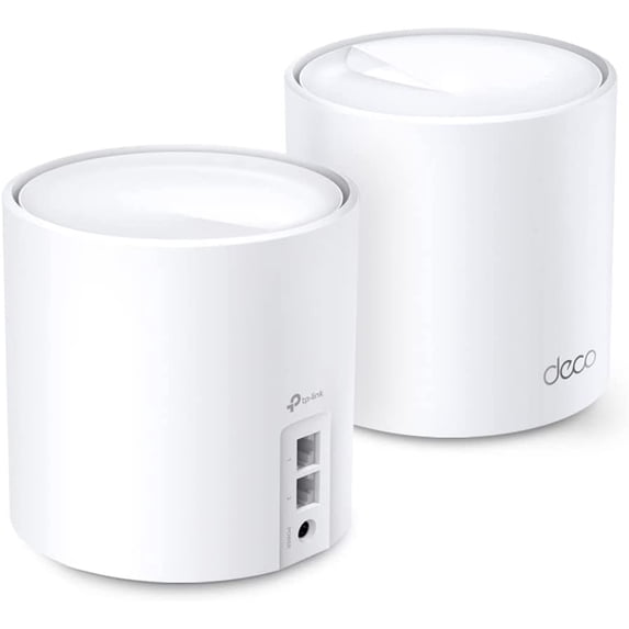 Deco WiFi 6 Mesh WiFi System(Deco X20) - Covers up to 4000 Sq.Ft, Replaces Wireless Internet Routers and Extenders, 2-Pack