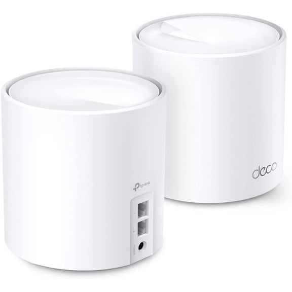 Deco WiFi 6 Mesh WiFi System(Deco X20) - Covers up to 4000 Sq.Ft, Replaces Wireless Internet Routers and Extenders, 2-Pack