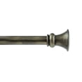 thumbnail image 1 of Deco Window Modern 1 Inch Brass Egyptian Adjustable Single Curtain Rods, 44 Inch - 120 Inch, 1 of 5