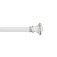 thumbnail image 1 of Deco Window Modern 1 in Matte Wood Trumpet Adjustable Single Curtain Rods, 44-120 in, 1 of 5