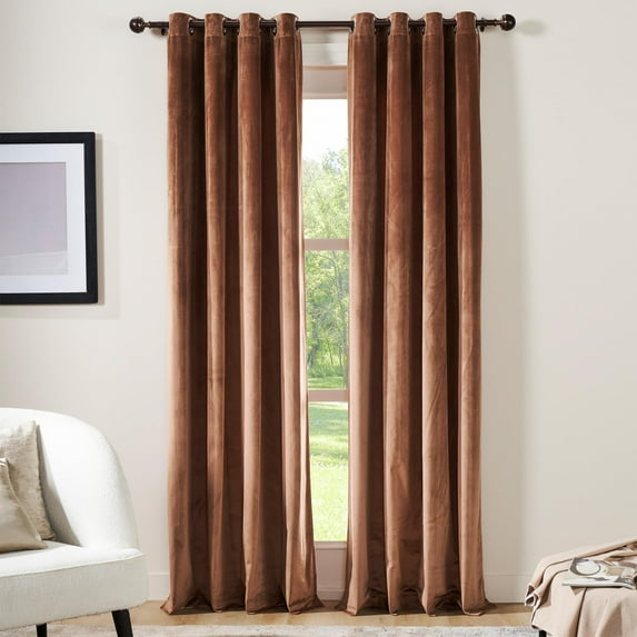Deco Window Blackout Curtains for Bedroom 90 Inch Long (Teal, 52 in W x 90 in H, 2 Panels)