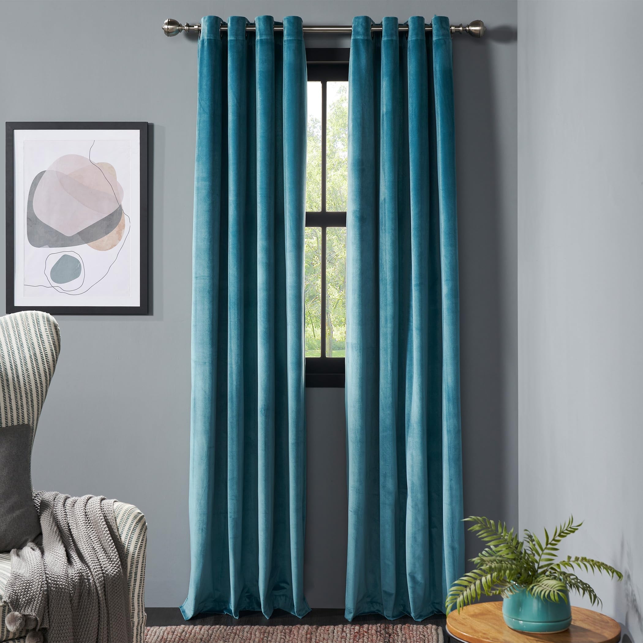 Teal Curtains For Bedroom