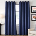 thumbnail image 1 of Deco Window Blackout Curtains for Bedroom 90 Inch Long (Teal, 52 in W x 90 in H, 2 Panels), 1 of 5