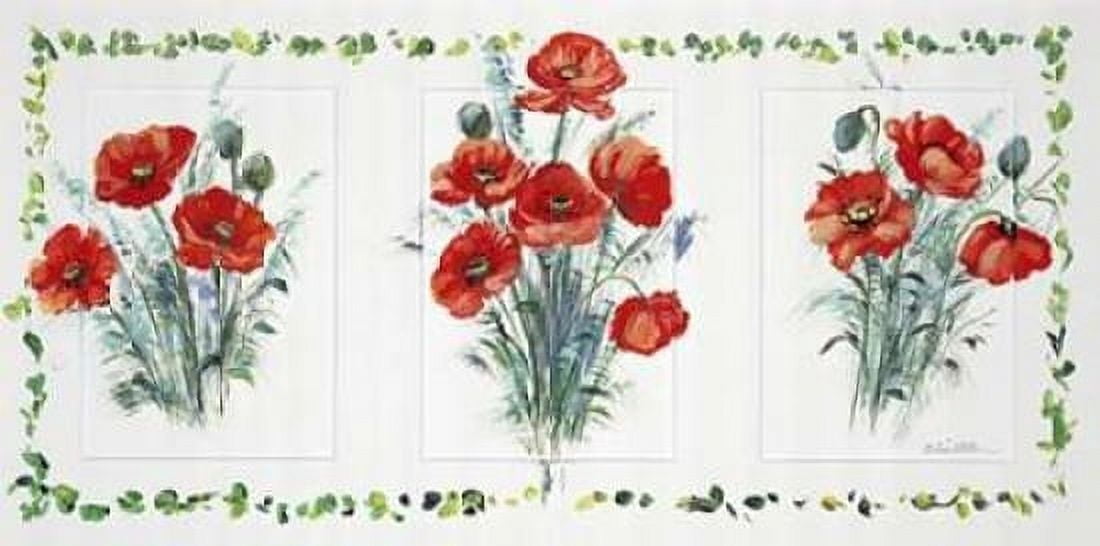 Deco floral I Canvas Art - Katharina Schottler (10 x 20)