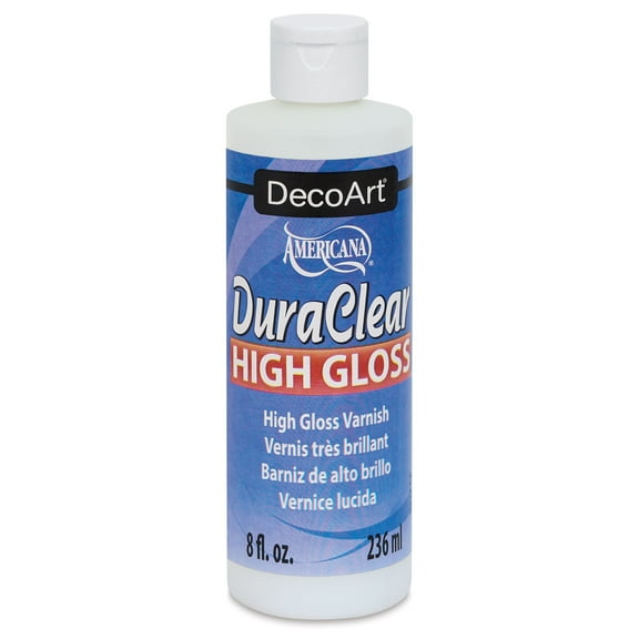 DecoArt 8 oz Clear High Gloss Art Paint Finish