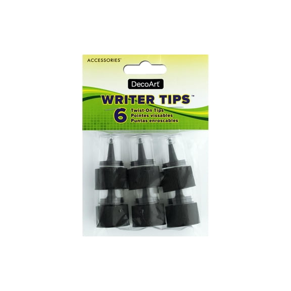 Decoart Accessories Writer Tips 2oz 6pc