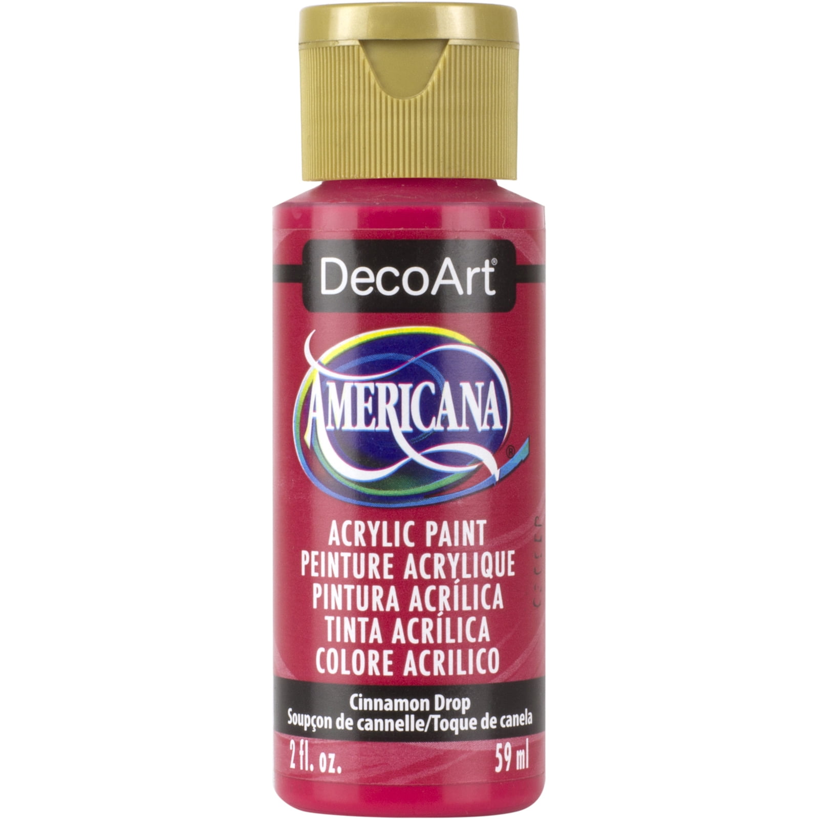 DecoArt Americana Acrylfarbe – 59 Ml, Bubblegum Pink, Für Holz, Papier, Gips & Mehr