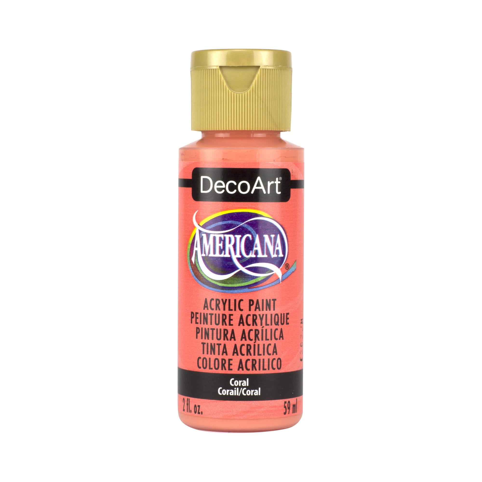 DecoArt Americana Acrylic Color, 2 oz., Canyon Orange 
