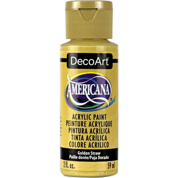 DecoArt Americana Acrylics Yellow Color Family – 2oz Craft & DIY Paints