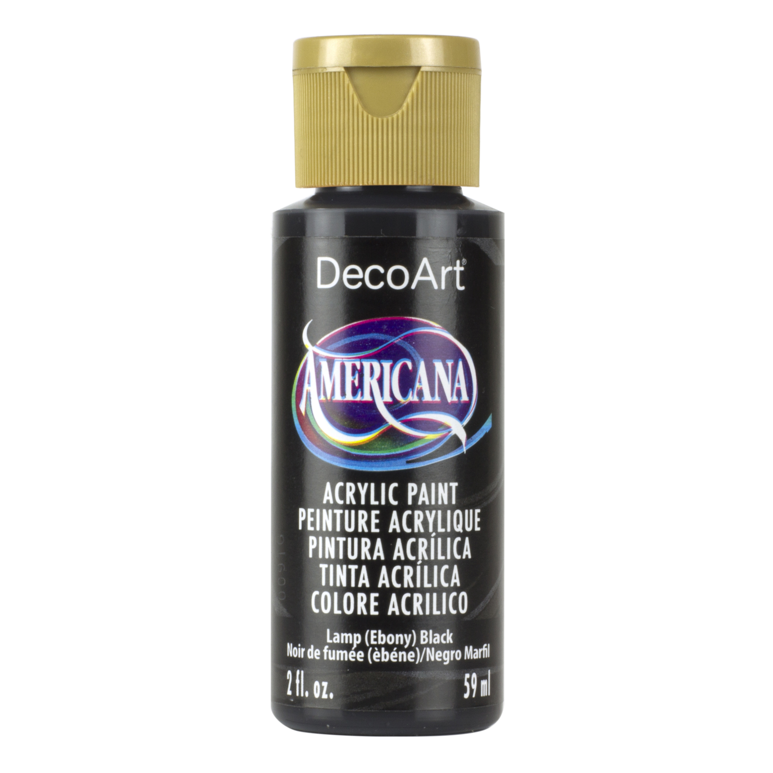 DecoArt Americana Acrylic Color, 2 oz., Lamp Black - image 1 of 2
