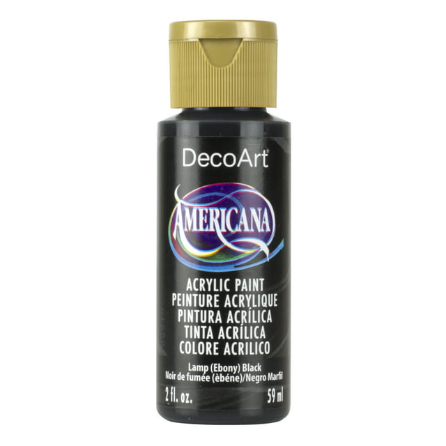 DecoArt Americana Acrylic Color, 2 oz., Lamp Black