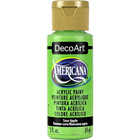 DecoArt Americana Acrylics Green Color Family – 2oz Craft & DIY Paints