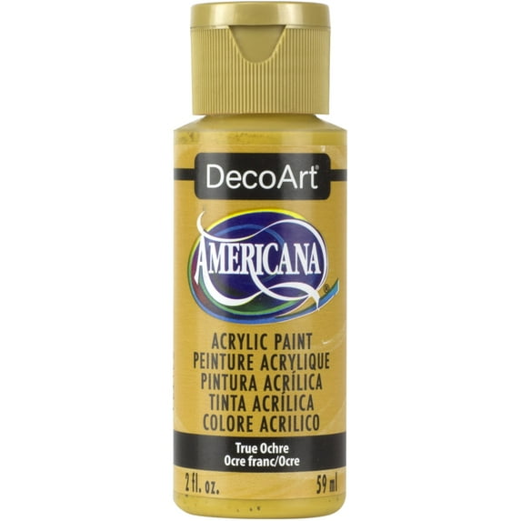 DecoArt Americana Acrylic Color, 2 oz., True Ochre
