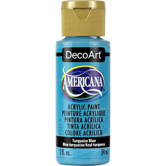 DecoArt Americana Acrylic Paint, 2 oz, Blue Color Family, Matte Finish