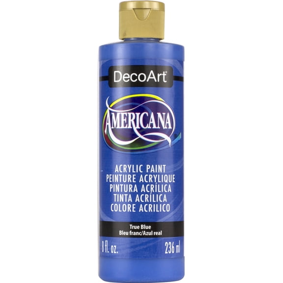 DecoArt Americana Acrylic Color, 8 oz., True Blue