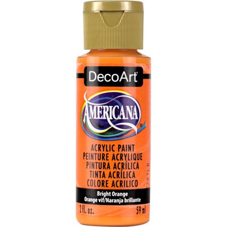 DecoArt Americana Acrylics Orange Color Family – 2oz Craft & DIY Paints