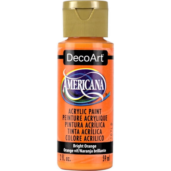 DecoArt Americana Acrylics Orange Color Family – 2oz Craft & DIY Paints