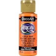 DecoArt Americana Acrylics Orange Color Family 2oz Craft & DIY Paints