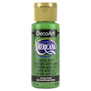 DecoArt Americana Acrylic Paint, 2 oz., Festive Green (Semi-Opaque)