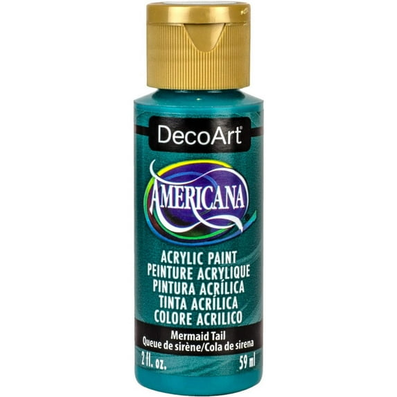 DecoArt Americana Acrylic Paint, 2 oz, Blue Color Family, Matte Finish