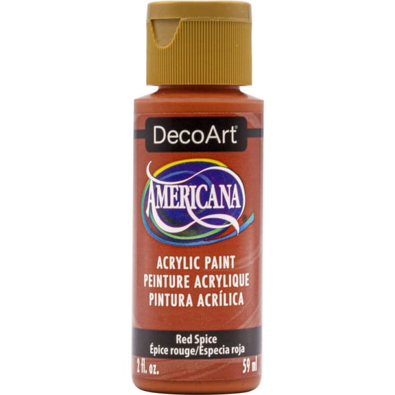 DecoArt Americana Acrylics Orange Color Family – 2oz Craft & DIY Paints