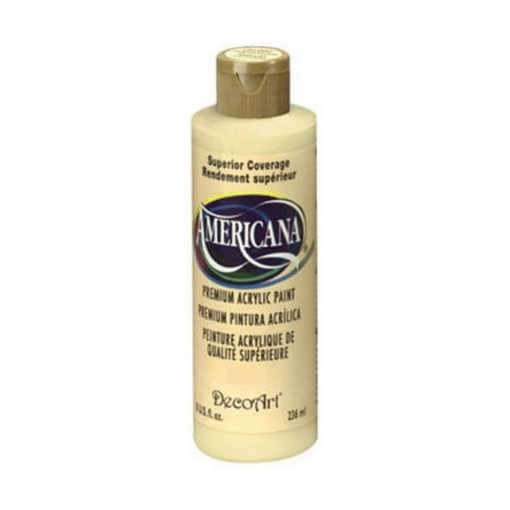 DecoArt Americana Acrylic Paint. Buttermilk. 8 oz
