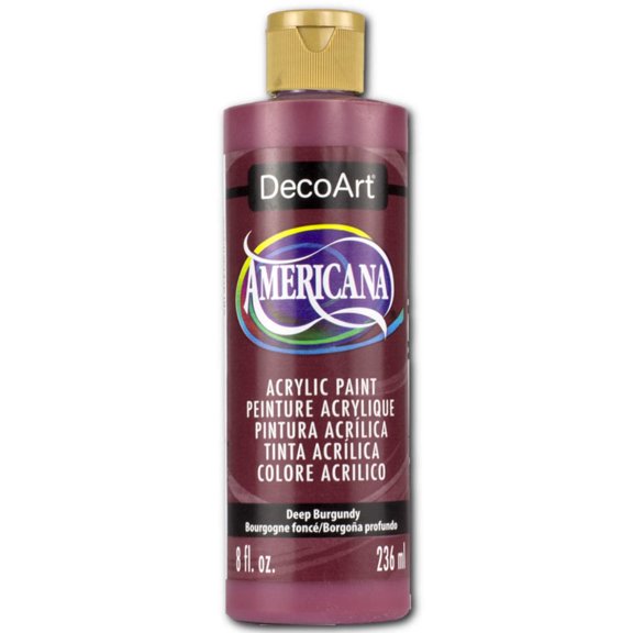 DecoArt Americana Acrylic Paint, 16 oz, Red Color Family, Matte Finish