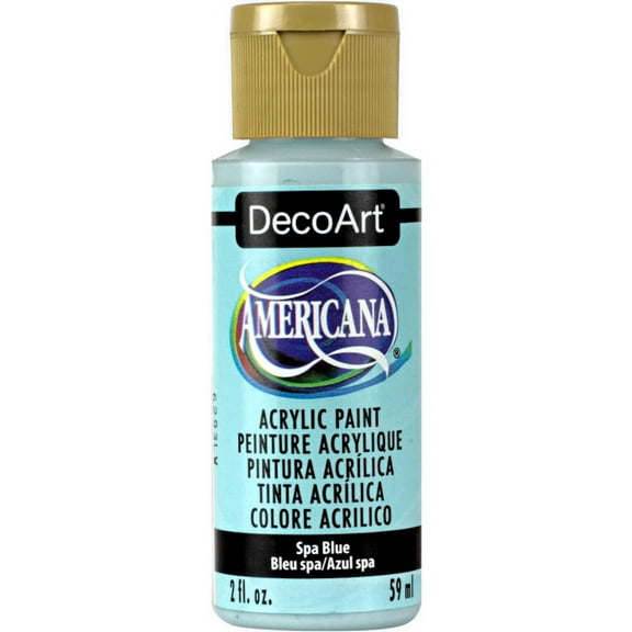 DecoArt Americana Acrylic Paint, 2 oz, Blue Color Family, Matte Finish