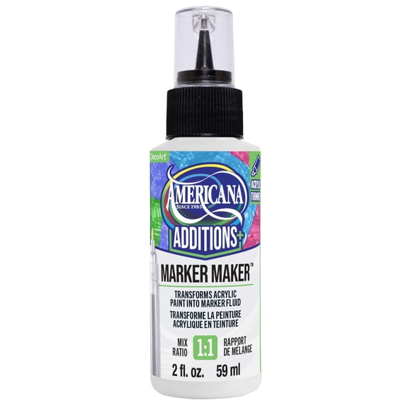 DecoArt Americana Additions Marker Maker, Acrylic Fluid Medium
