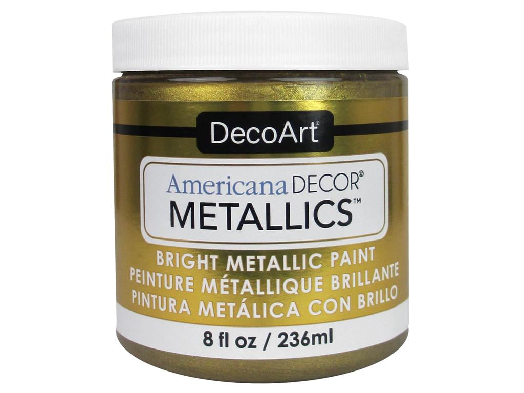 Vintage Brass 8oz Metallic Acrylic Paint