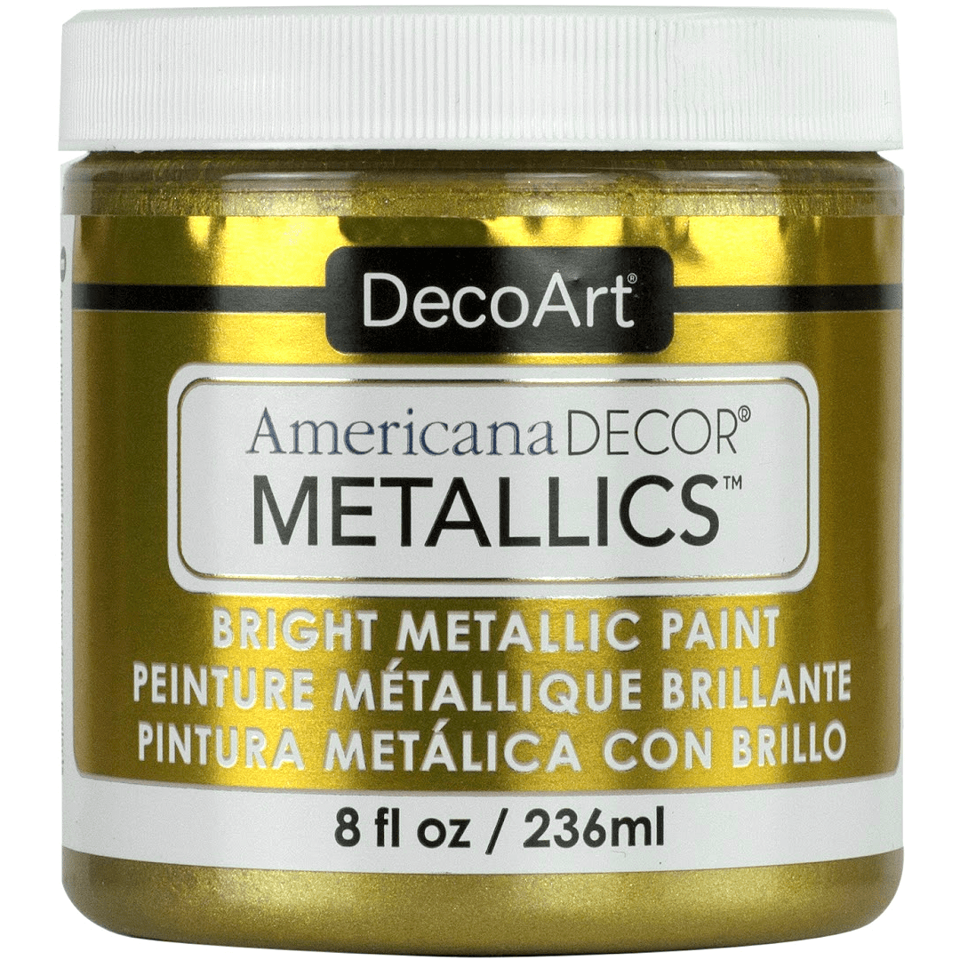 Vintage Brass 8oz Metallic Acrylic Paint