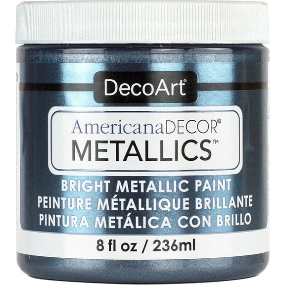 DecoArt Americana Decor 8oz Metallics Paint for Furniture & Home Décor