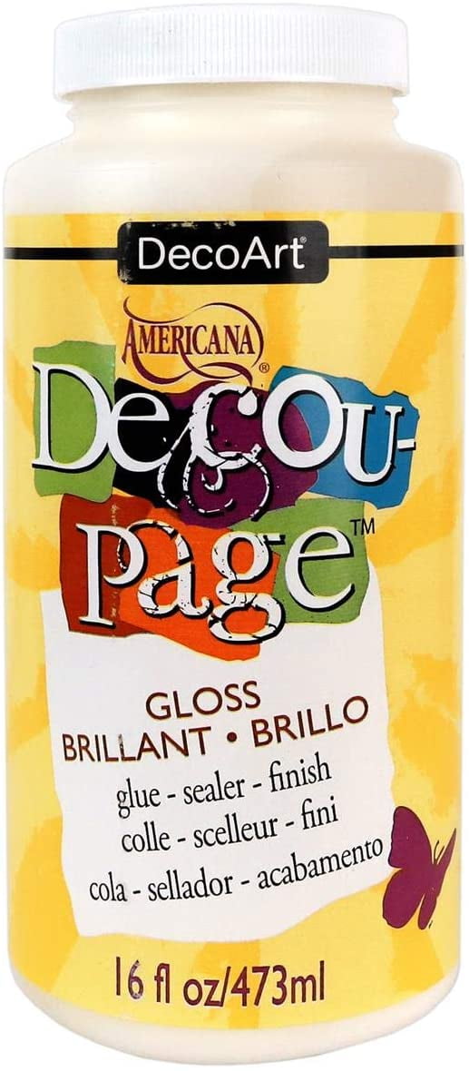 DecoArt Americana, Decoupage, Gloss, 16 oz