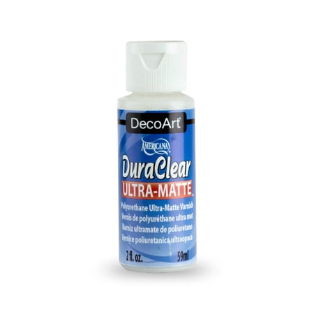 DecoArt DuraClear Ultra Matte Varnish, 2 fl oz, Clear Acrylic Sealer for Art, Crafts & Décor