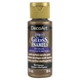 thumbnail image 1 of DecoArt Americana Gloss Enamel Acrylic Paint, 2 oz., Rich Espresso, 1 of 9
