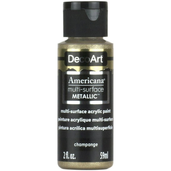 DecoArt a Multi-Surface Acrylic Color, 2 oz., Metallic Champagne