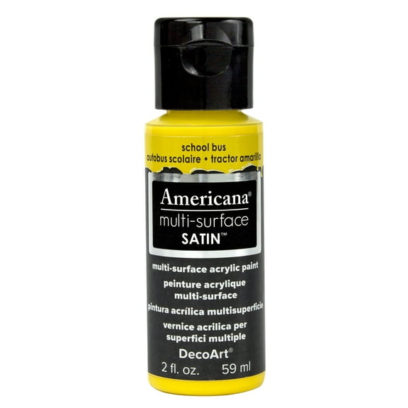 DecoArt Americana Multi-Surface Acrylic Color, 2 oz., School Bus