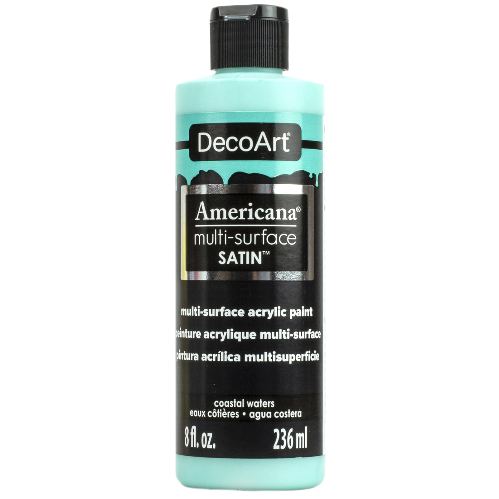 DecoArt Americana MultiSurface Acrylic Color, 8 oz. Coastal Waters