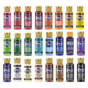 DecoArt Americana Premium Acrylics Paint   Starter Set of 24 Colors, 2 fl oz Bottles