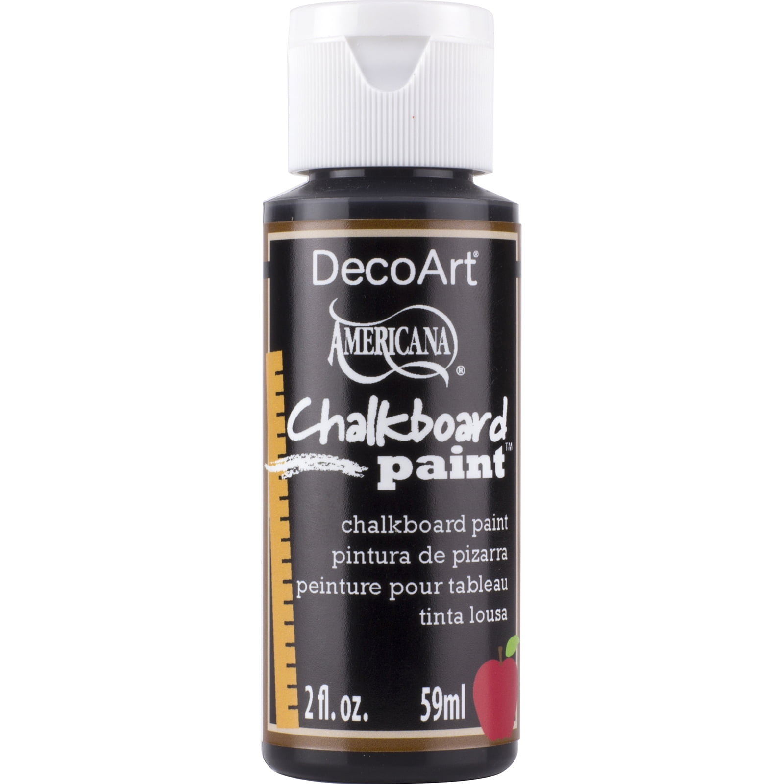 Americana Chalkboard Paint Black Slate 4 oz.