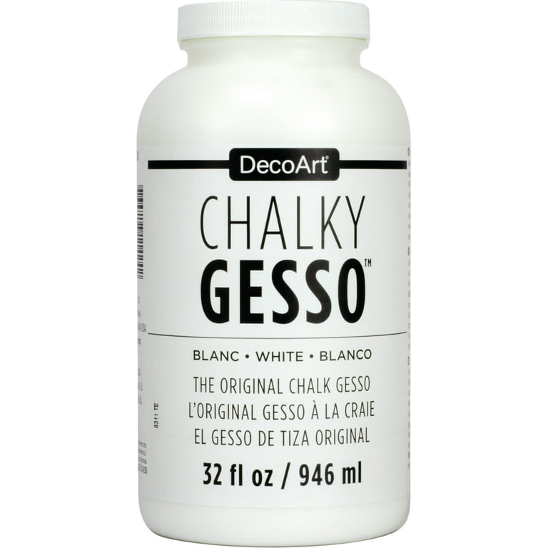 DecoArt Chalky Gesso Ultra-Matte Primer White 473ml 956 Check out the  latest fashions and trends