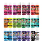 DecoArt Crafter s Acrylic Paint Set, 24 Bright Colors, 2 fl oz Bottles, Matte Finish, for Art and Craft