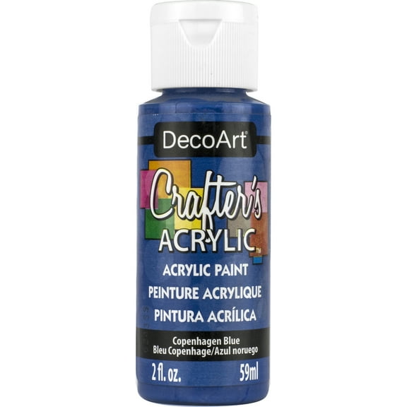 DecoArt Crafter's Acrylic Paint, 2 oz., Copenhagen Blue