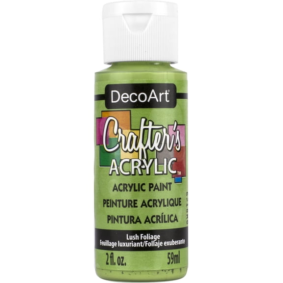 DecoArt Crafter's Acrylic Paint, 2 oz., Lush Foliage